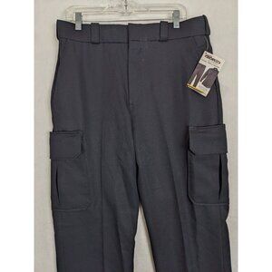Elbeco Mens Uniform Cargo Pants Tex Trop Size 36 x 32 Polyester Dark Navy